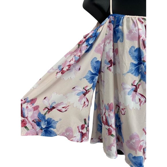 Vince Camuto Size Medium M Pink Mimosa Cold Shoulder Top Blouse Women NWT New - Picture 4 of 8